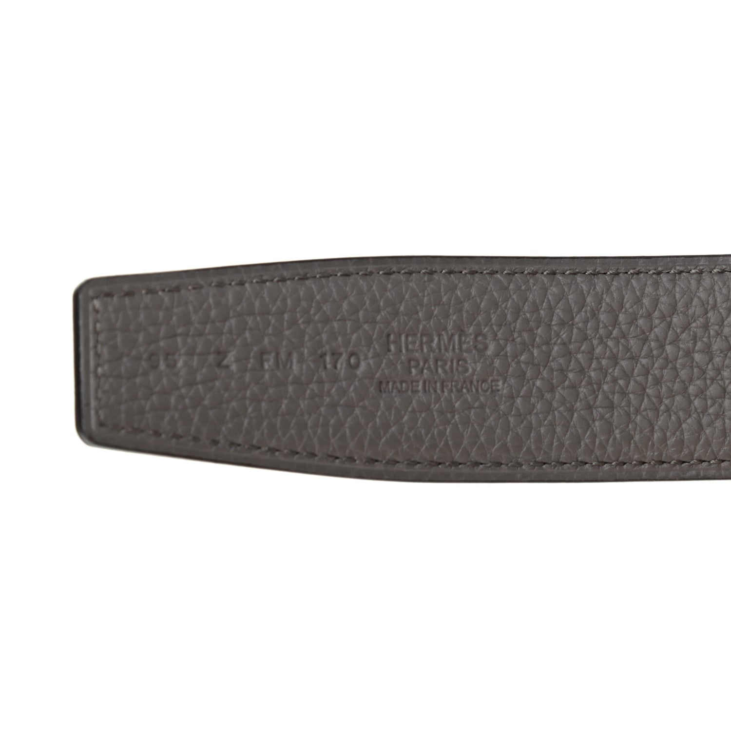 Hermes Box Togo 32mm H Belt 95 Black Etain 3 of 5
