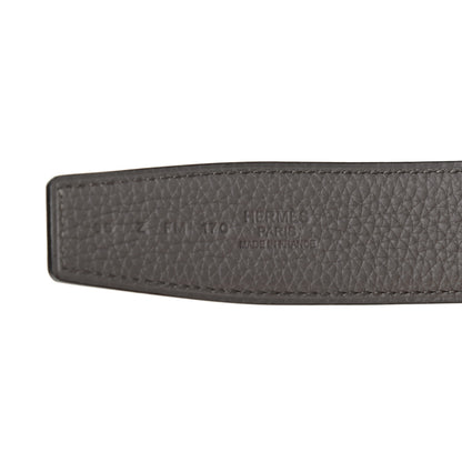 Hermes Box Togo 32mm H Belt 95 Black Etain 3 of 5