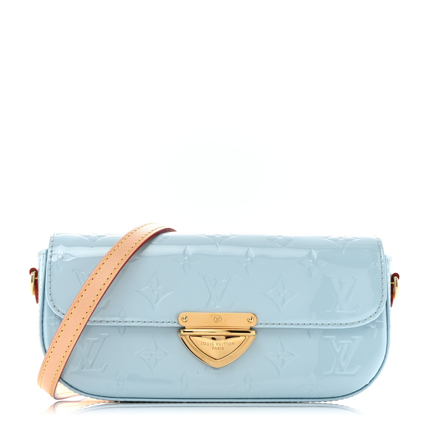 Louis Vuitton Vernis Malibu Pochette Sky Blue 1 of 12