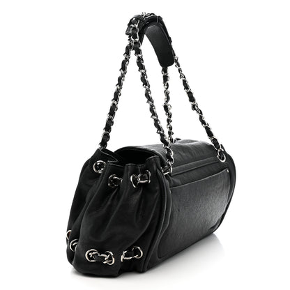 Chanel Caviar Diagonal Ligne Flap Black 3 of 10