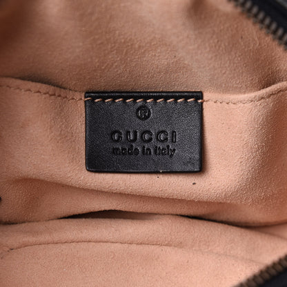 Gucci Calfskin Matelasse GG Marmont Belt Bag 75 30 Black 6 of 10