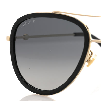 Gucci Aviator Sunglasses GG0062S Black Gold 5 of 7