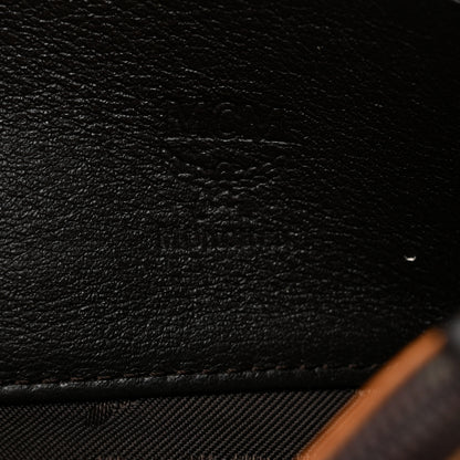 MCM Visetos Leopard Print Zip Around Wallet Cognac 5 of 8