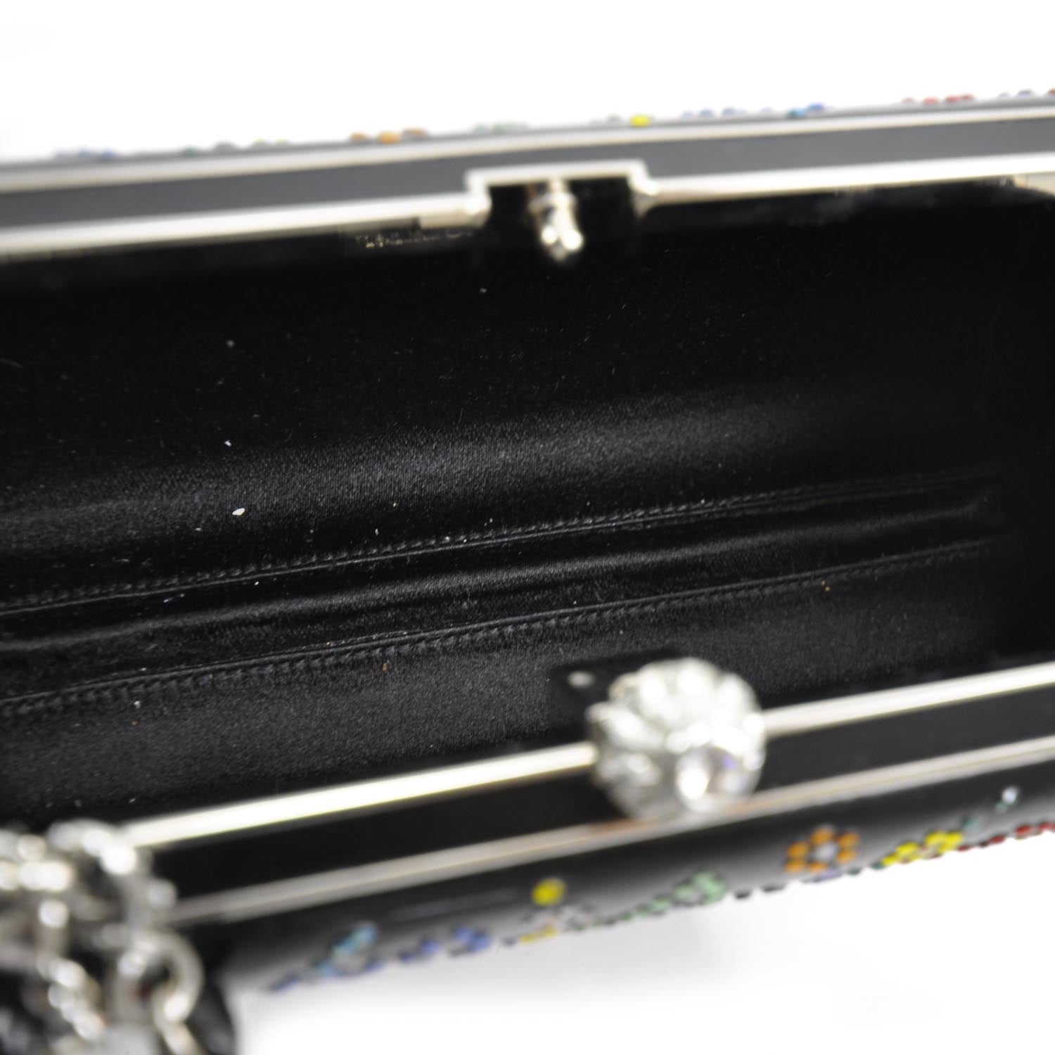 Judith Leiber Crystal Floral Clutch Multicolor 5 of 6