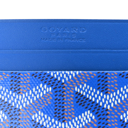 Goyard Goyardine Saint Sulpice Card Holder Sky Blue 6 of 7