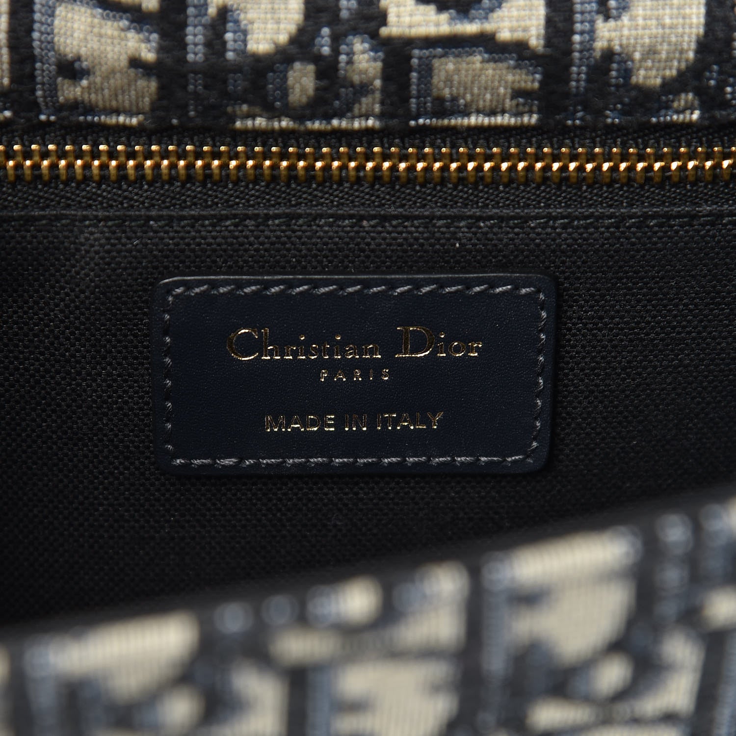Christian Dior Oblique 30 Montaigne Flap Bag Blue 8 of 11