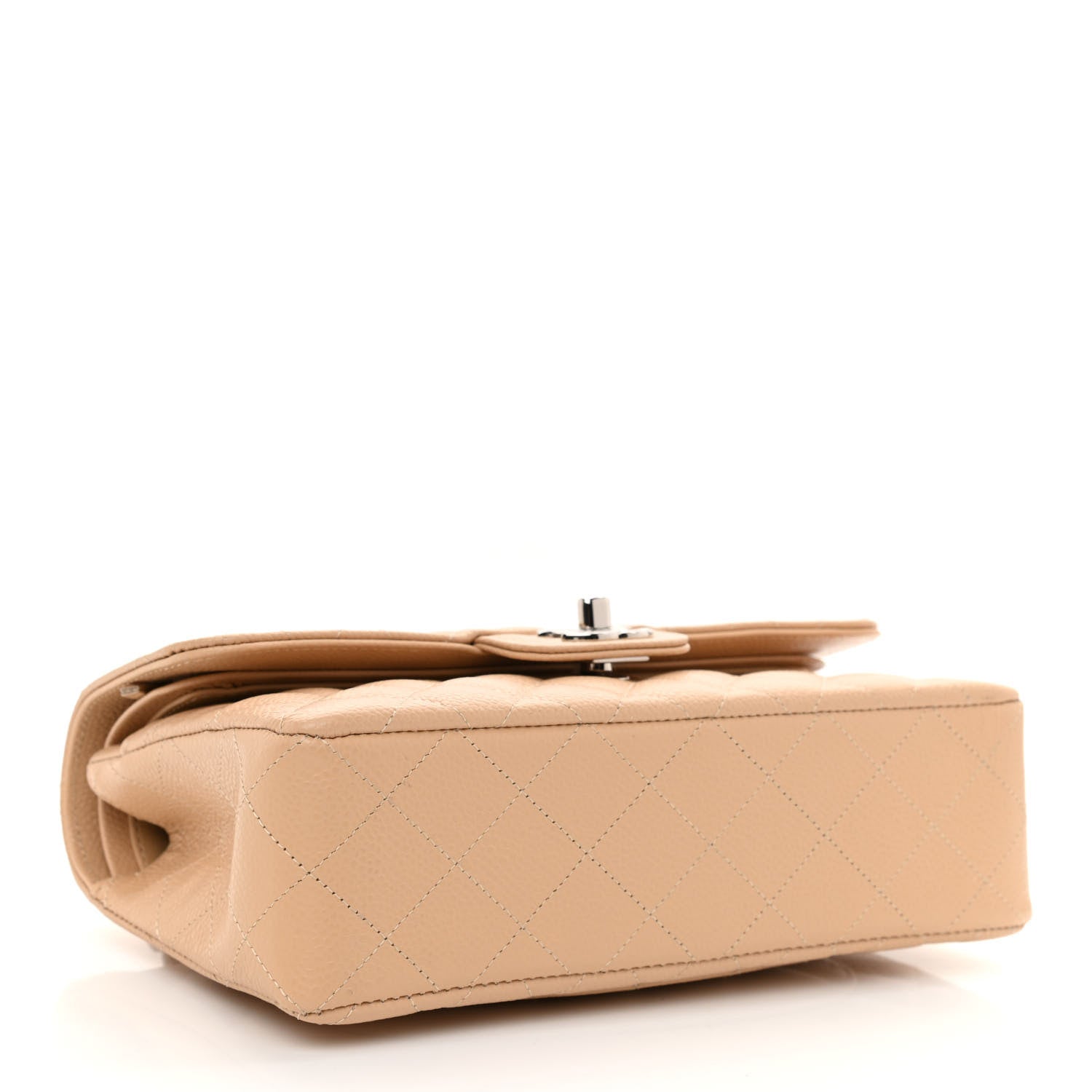 Chanel Caviar Quilted Small Double Flap Beige 4 of 11