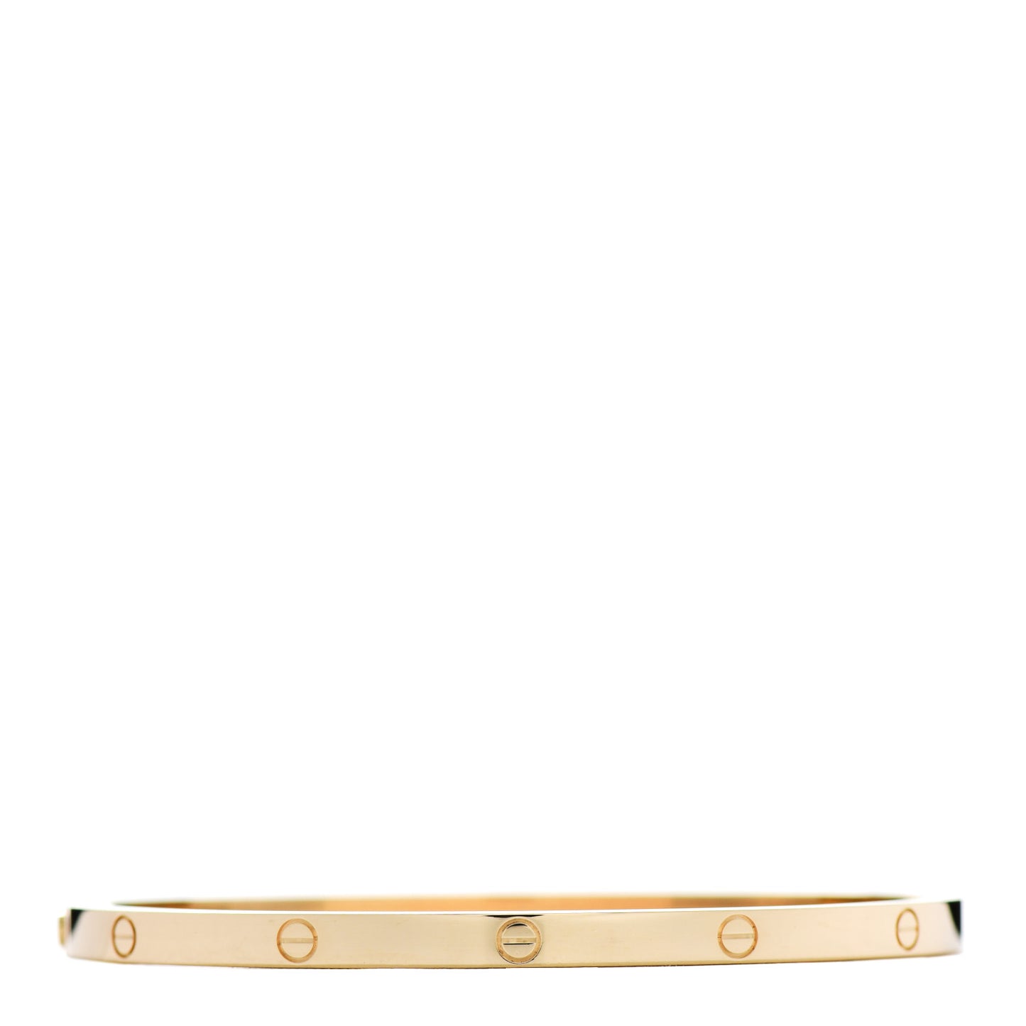 18K Yellow Gold Small LOVE Bracelet 17