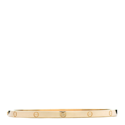 Cartier 18K Yellow Gold Small LOVE Bracelet 17 1 of 5