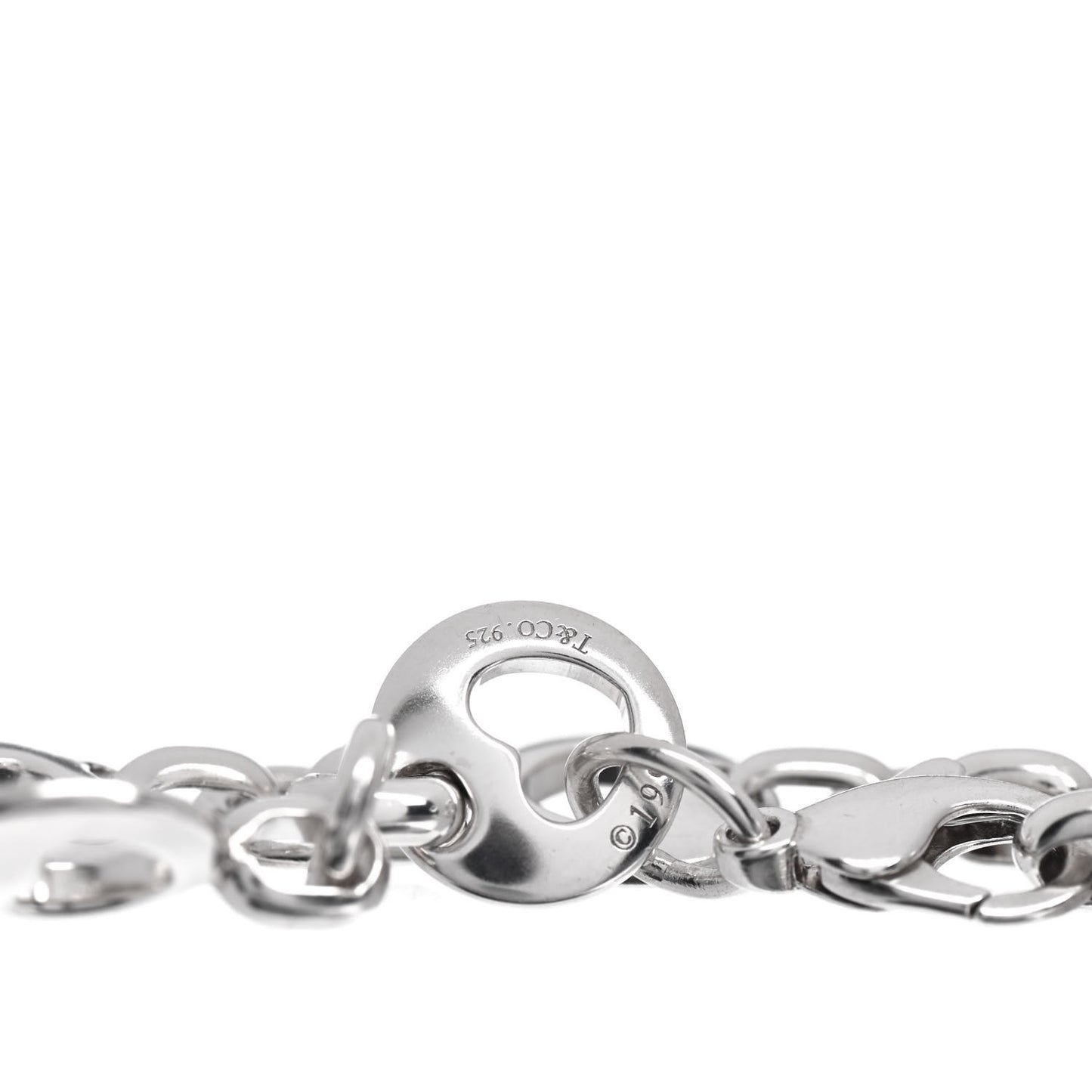Sterling Silver Heart Stencil Bracelet