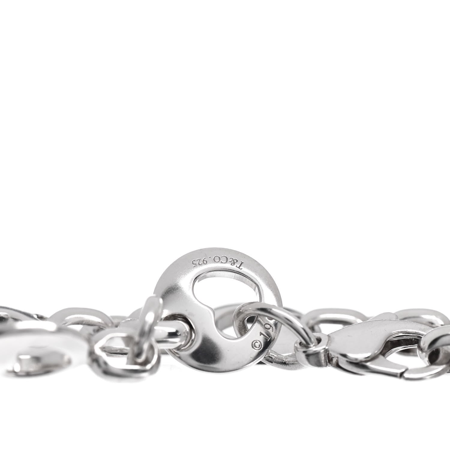 Tiffany Sterling Silver Heart Stencil Bracelet 4 of 4