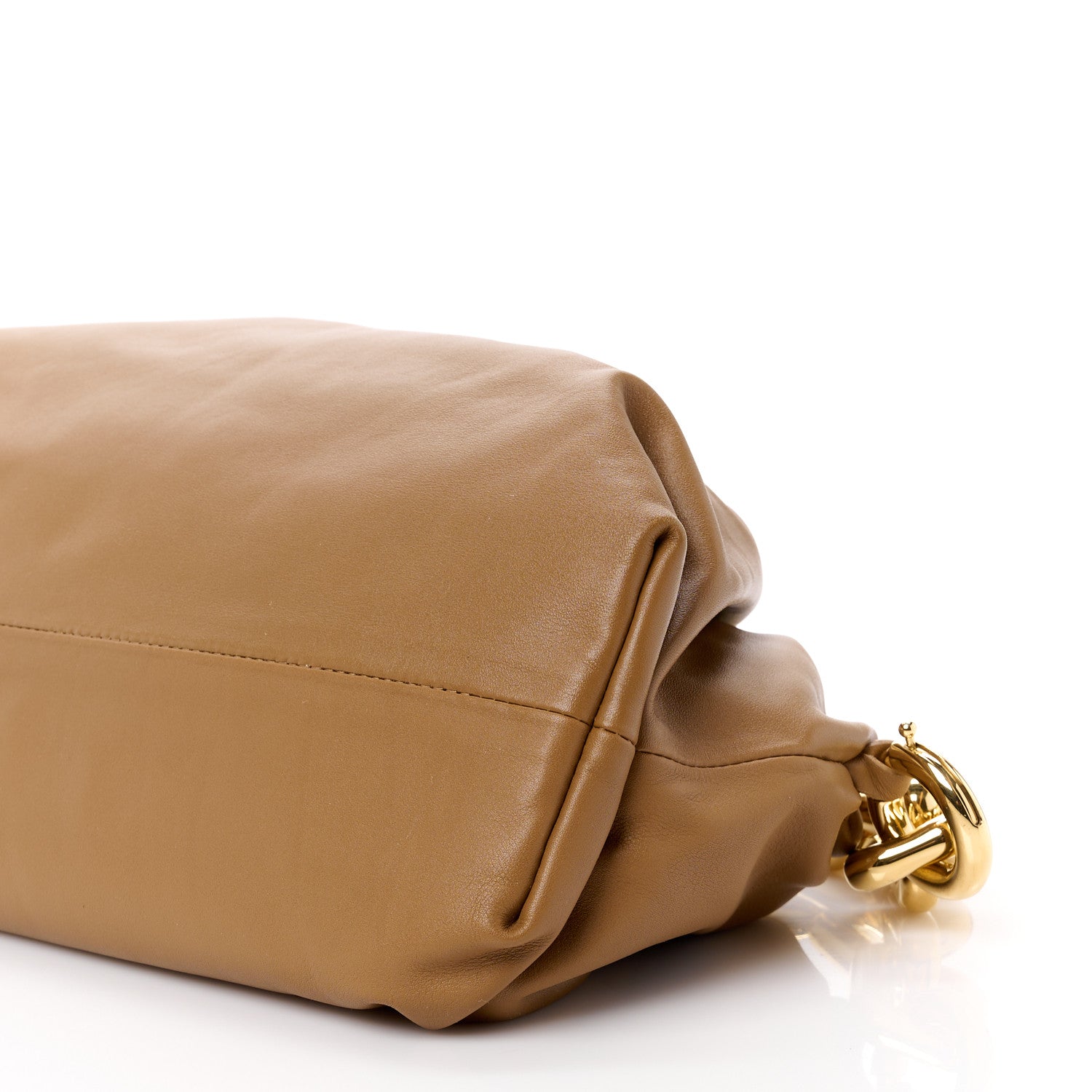 Bottega Veneta Calfskin The Pouch Chain Teak 11 of 11