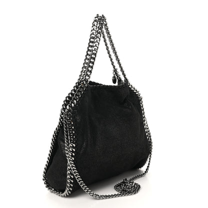 Stella McCartney Shaggy Deer Mini Falabella Tote Black 3 of 9