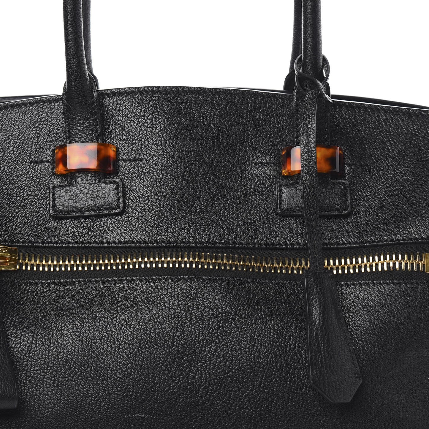 Goatskin Charlotte Tote Bag Black