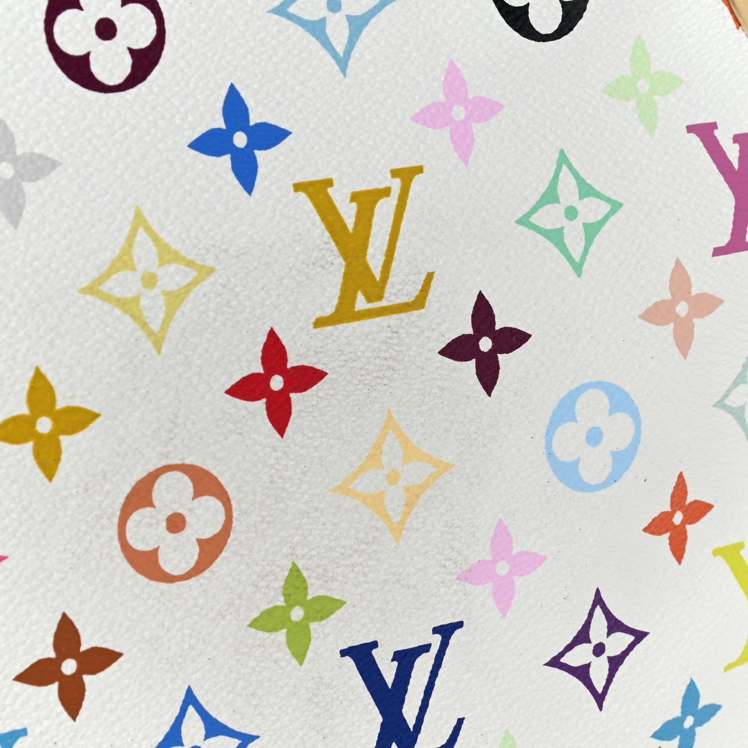 Louis Vuitton Monogram Multicolor Speedy 30 White 22 of 23