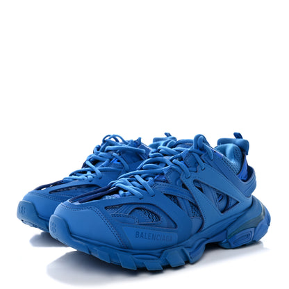 Balenciaga Mesh Nylon Uni-Matte Mens Track Sneakers 42 Screen Blue 3 of 9