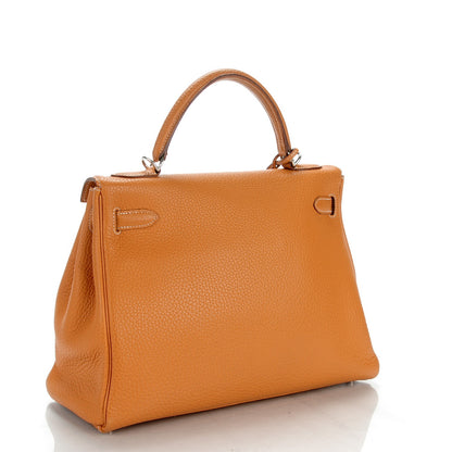 Hermes Fjord Kelly Retourne 32 Natural Sable 3 of 25