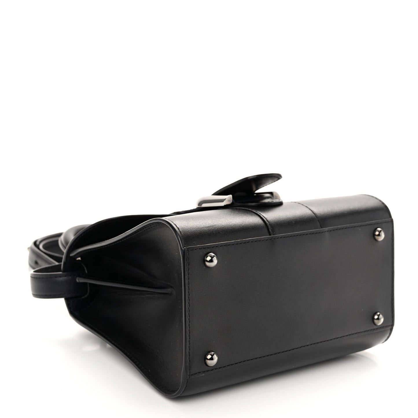 Box Calfskin Mini Brillant Satchel Black