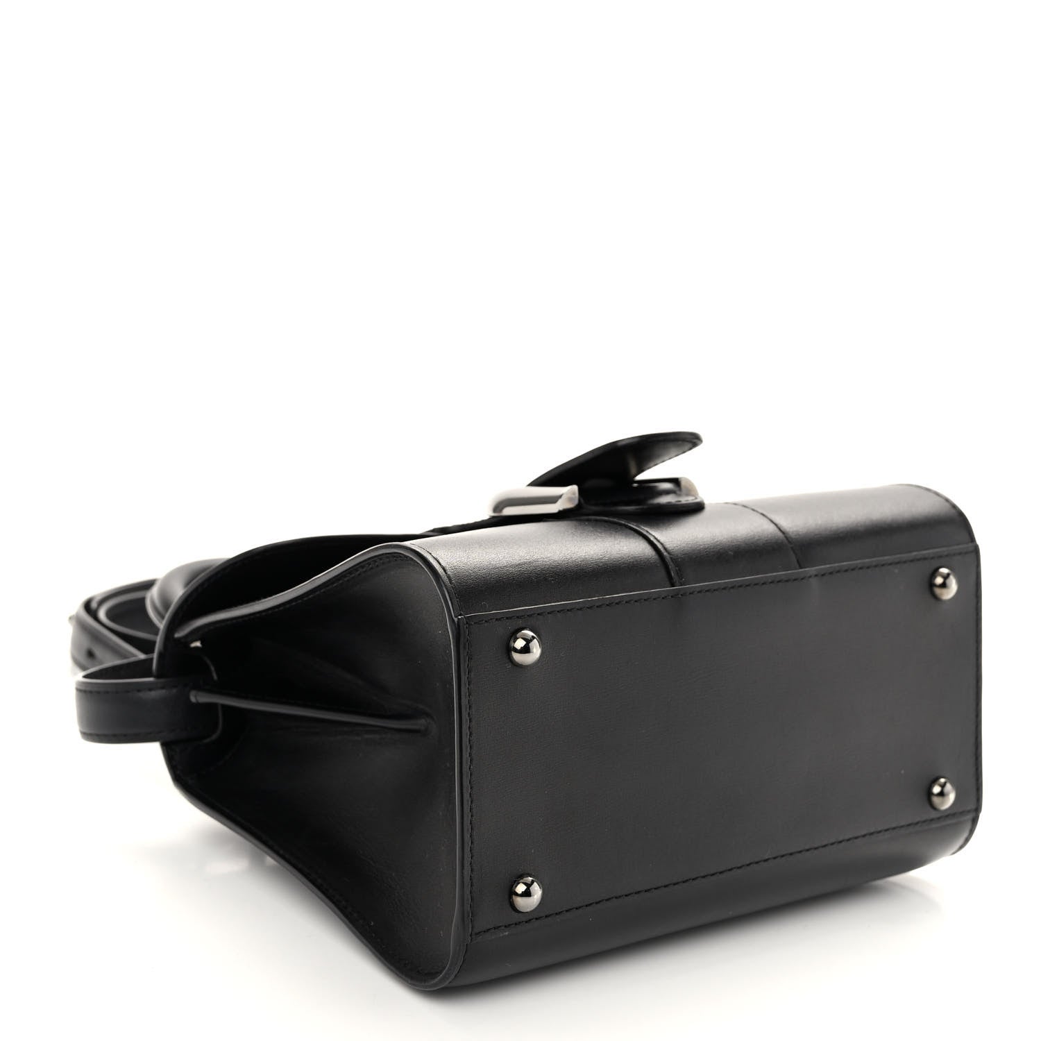 Delvaux Box Calfskin Mini Brillant Satchel Black 4 of 10