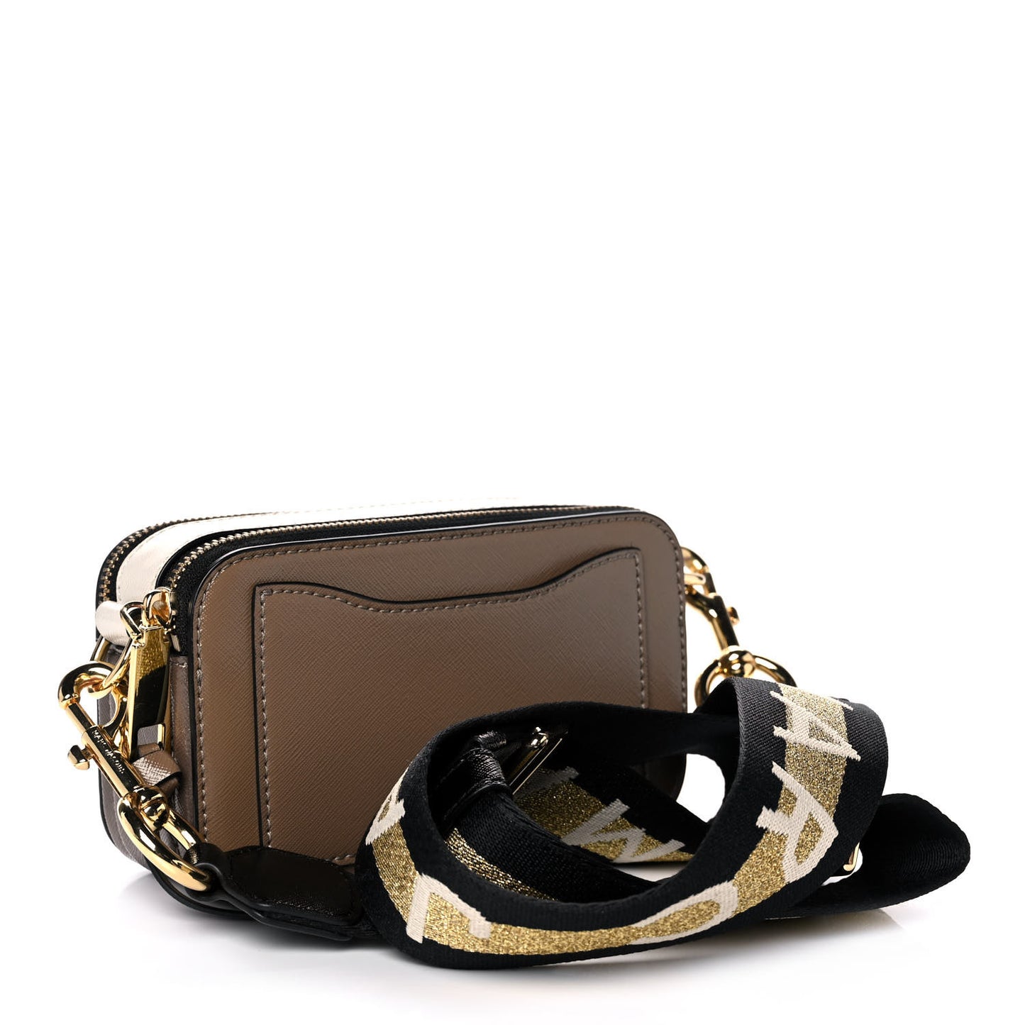 Saffiano Small Snapshot Camera Bag Sandcastle