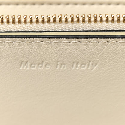 Celine Spazzolato Calfskin Medium Classic Box Flap Bag White 7 of 13