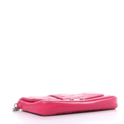 Christian Dior Lambskin Cannage New Lock Pouch Fuchsia 4 of 17