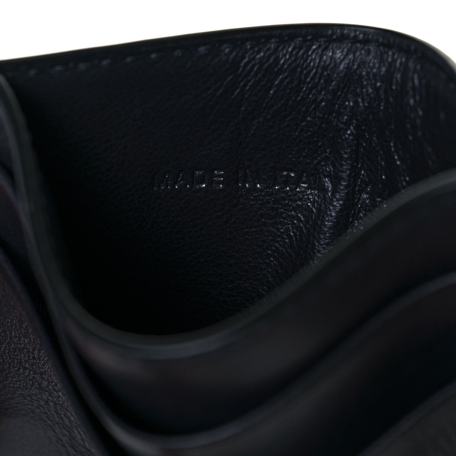 Christian Dior Calfskin Oblique Card Holder Blue 6 of 10