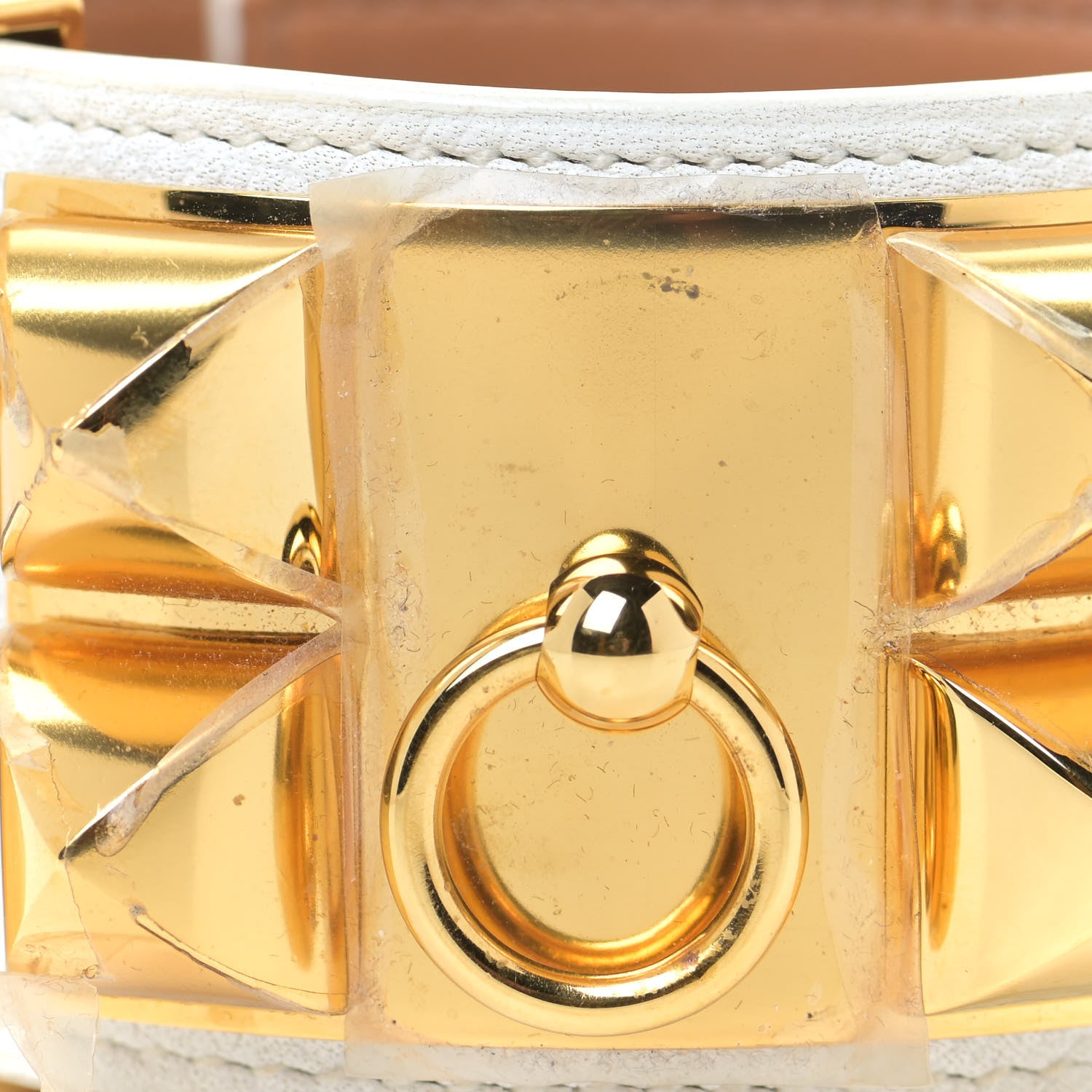 Hermes Epsom Collier de Chien CDC Bracelet S White 11 of 11