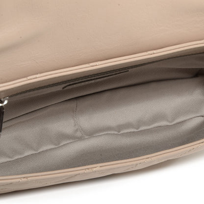 Chanel Calfskin Country Chic Flap Ecru Brown 5 of 7