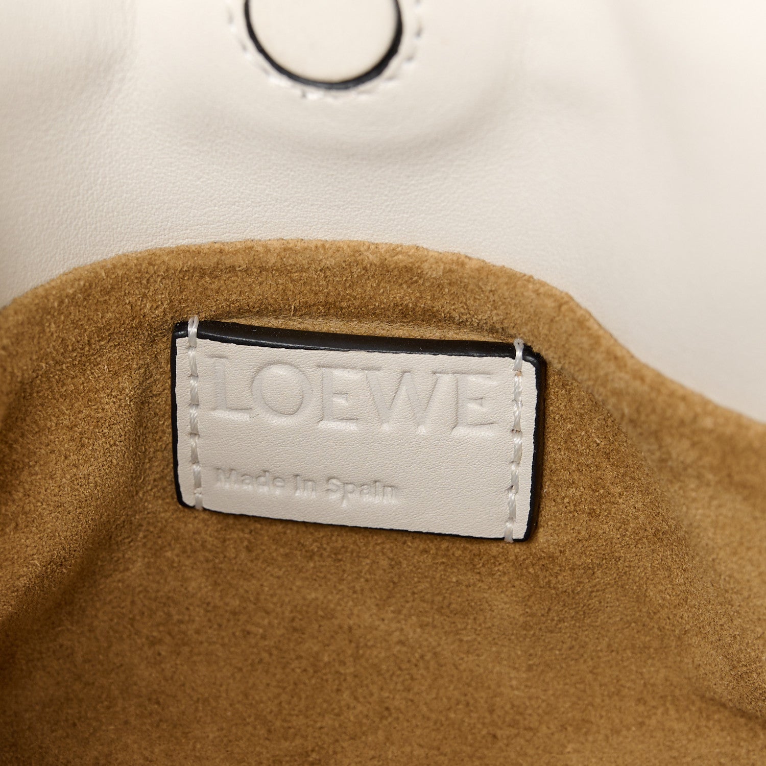 Loewe Calfskin Nano Flamenco Knot Clutch Soft White 6 of 11