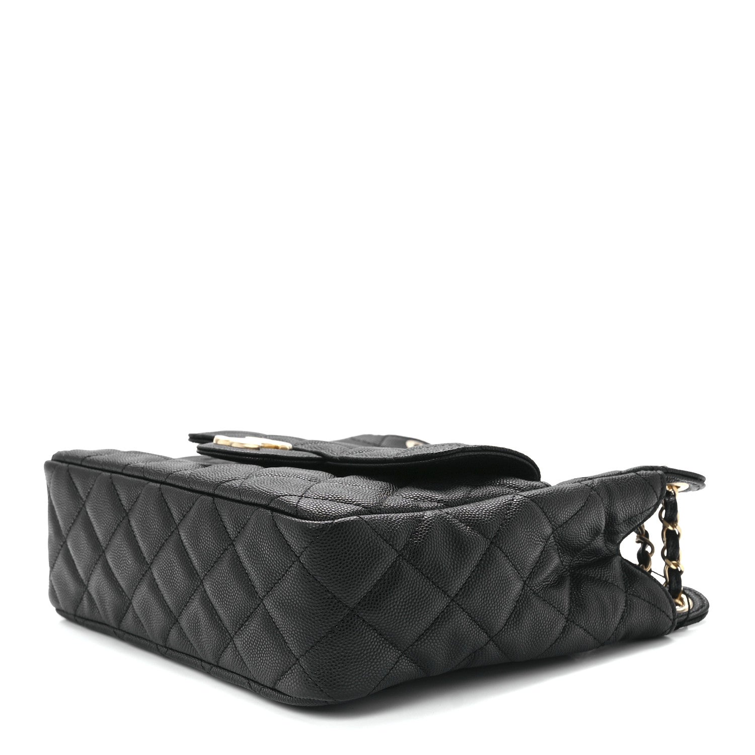 Chanel Caviar Quilted Wavy CC Hobo Black 9 of 11