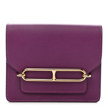 Hermes Evercolor Roulis Slim Wallet Anemone 1 of 9
