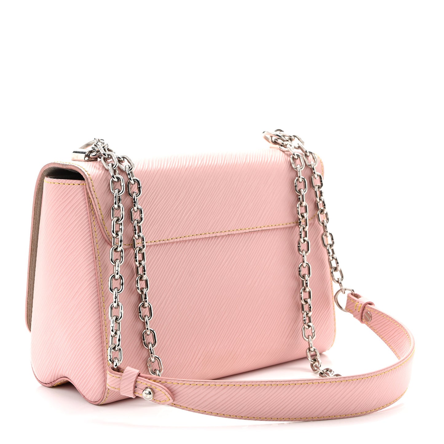 Epi Twist Shoulder Bag MM  Rose Ballerine