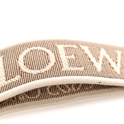 Loewe Calfskin Jacquard Anagram Strap Natural Tan 5 of 5