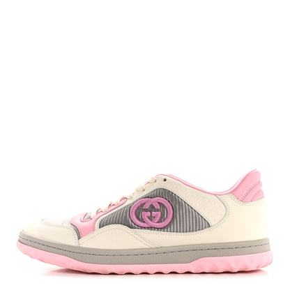 Gucci Dali Soft Calfskin Womens Mac80 Sneakers 38 Off White Grey Sky Light Rose 1 of 10