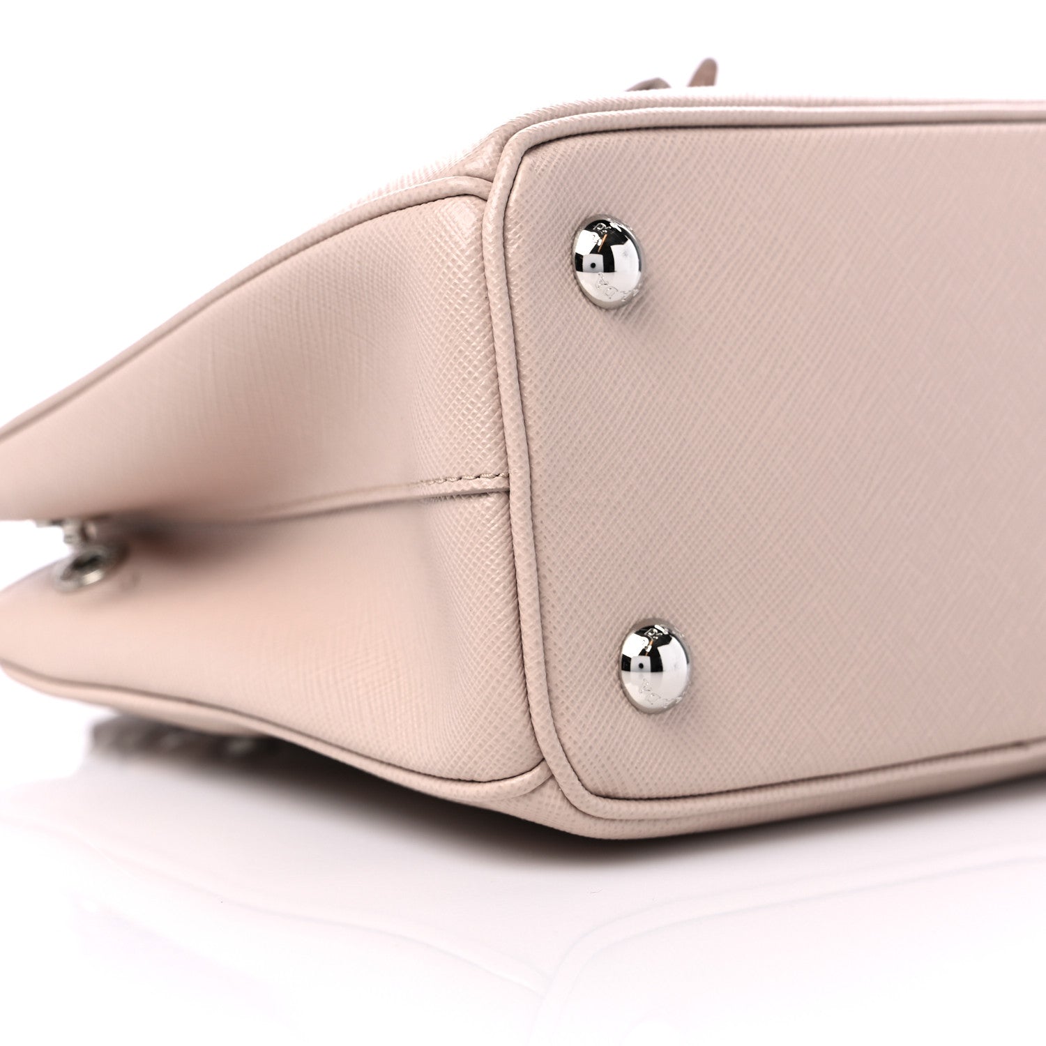 Prada Saffiano Lux Micro Galleria Shoulder Bag Ninfea 8 of 9