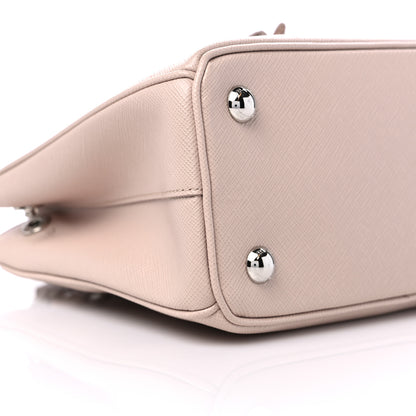 Prada Saffiano Lux Micro Galleria Shoulder Bag Ninfea 8 of 9