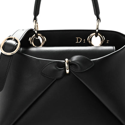 Christian Dior Shiny Smooth Calfskin Small Cigale Bag Black 7 of 9