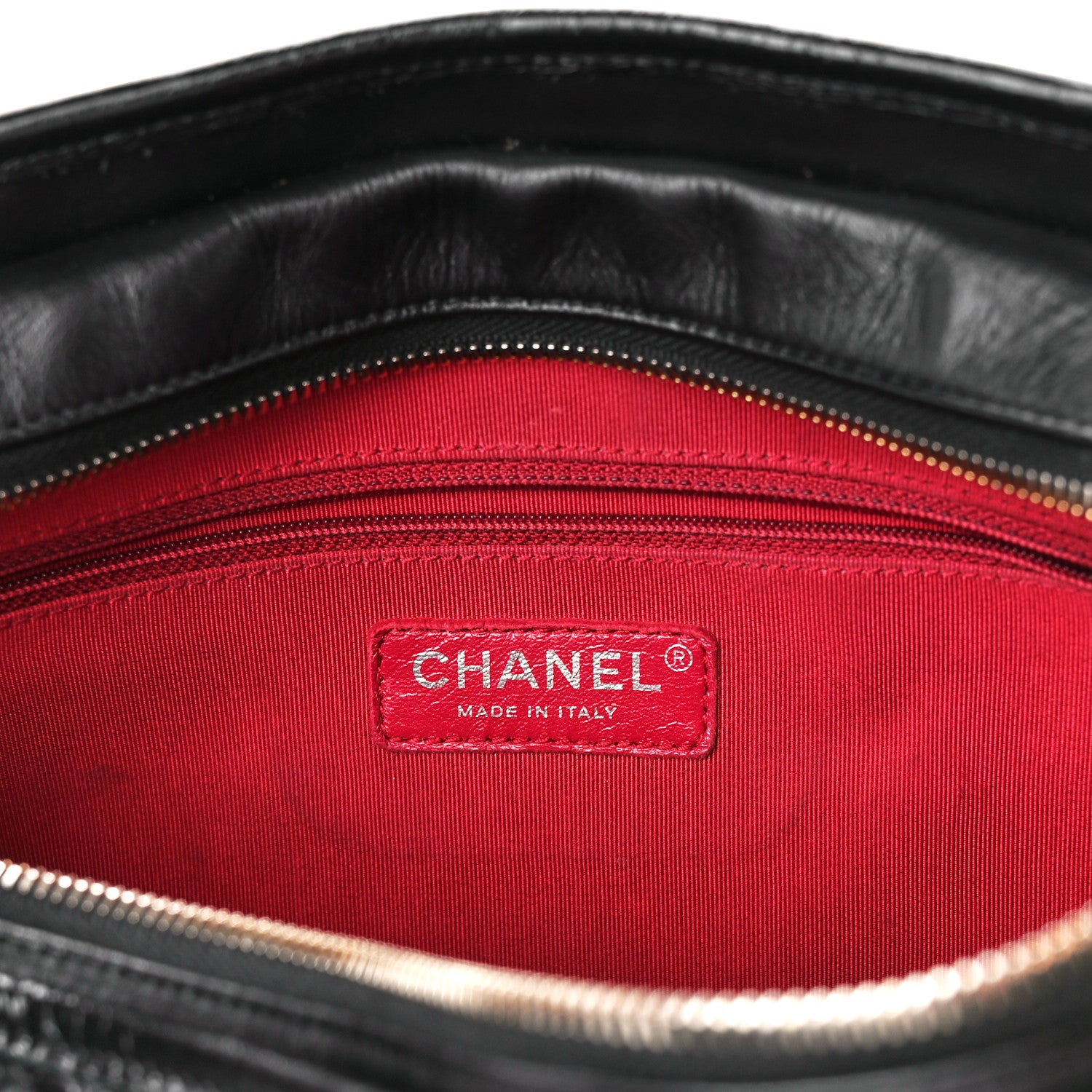 Chanel Aged Calfskin Quilted Medium Gabrielle Hobo Black 6 of 10