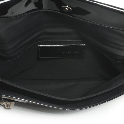 Balenciaga Patent Giant Envelope Clutch Black 5 of 7