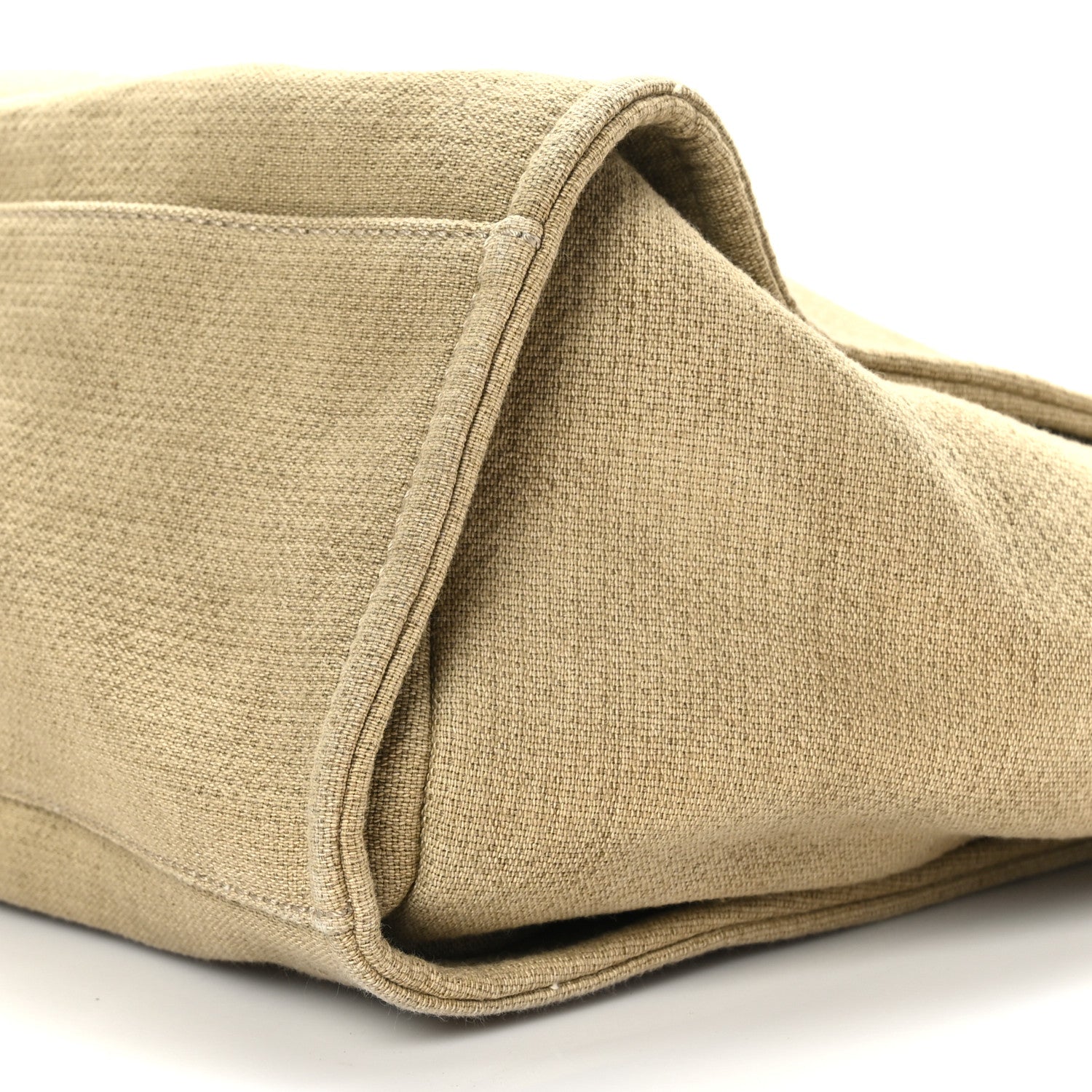 Chanel Canvas Medium Deauville Tote Beige Black 9 of 9