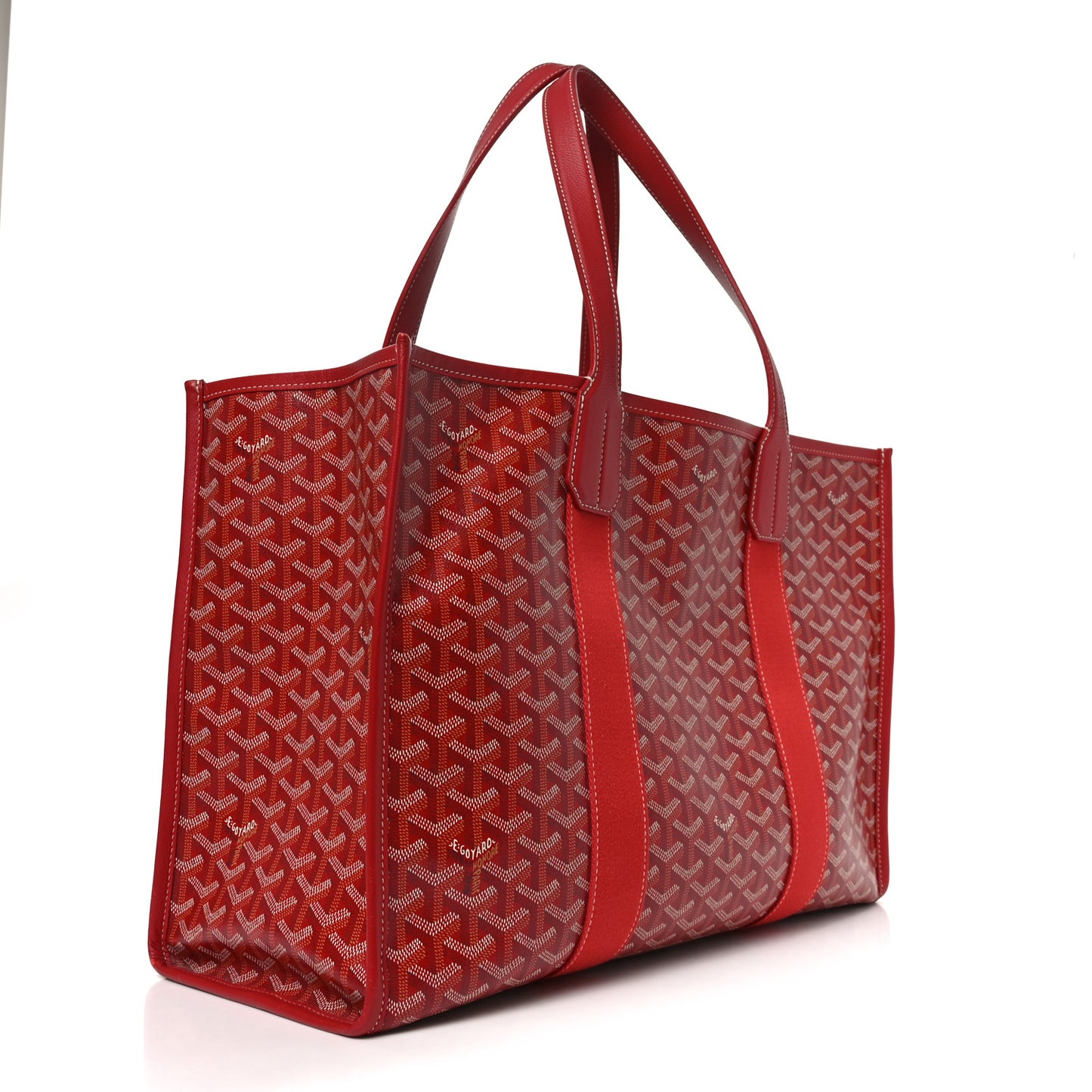 Goyardine Villette Tote Red