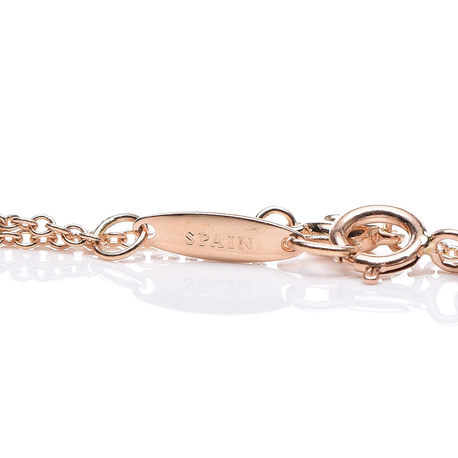 Tiffany 18K Rose Gold Diamond .09ctw Elsa Peretti Diamonds by the Yard Bracelet 6 of 8
