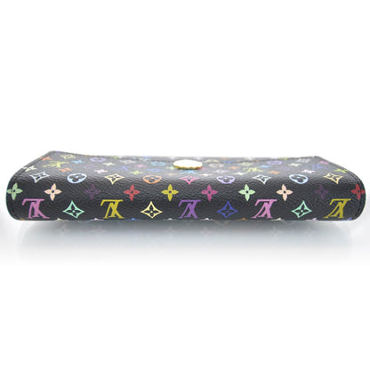 Louis Vuitton Monogram Multicolor Sarah Wallet Black 4 of 8