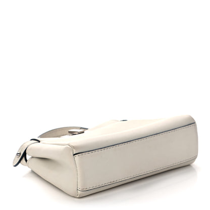 Fendi Shiny Nappa Micro Peekaboo Iconic Satchel White 4 of 15