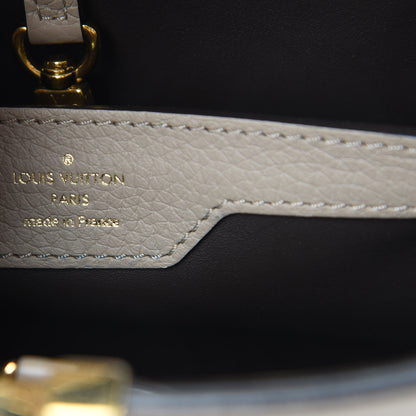 Louis Vuitton Taurillon Capucines BB Galet 5 of 11