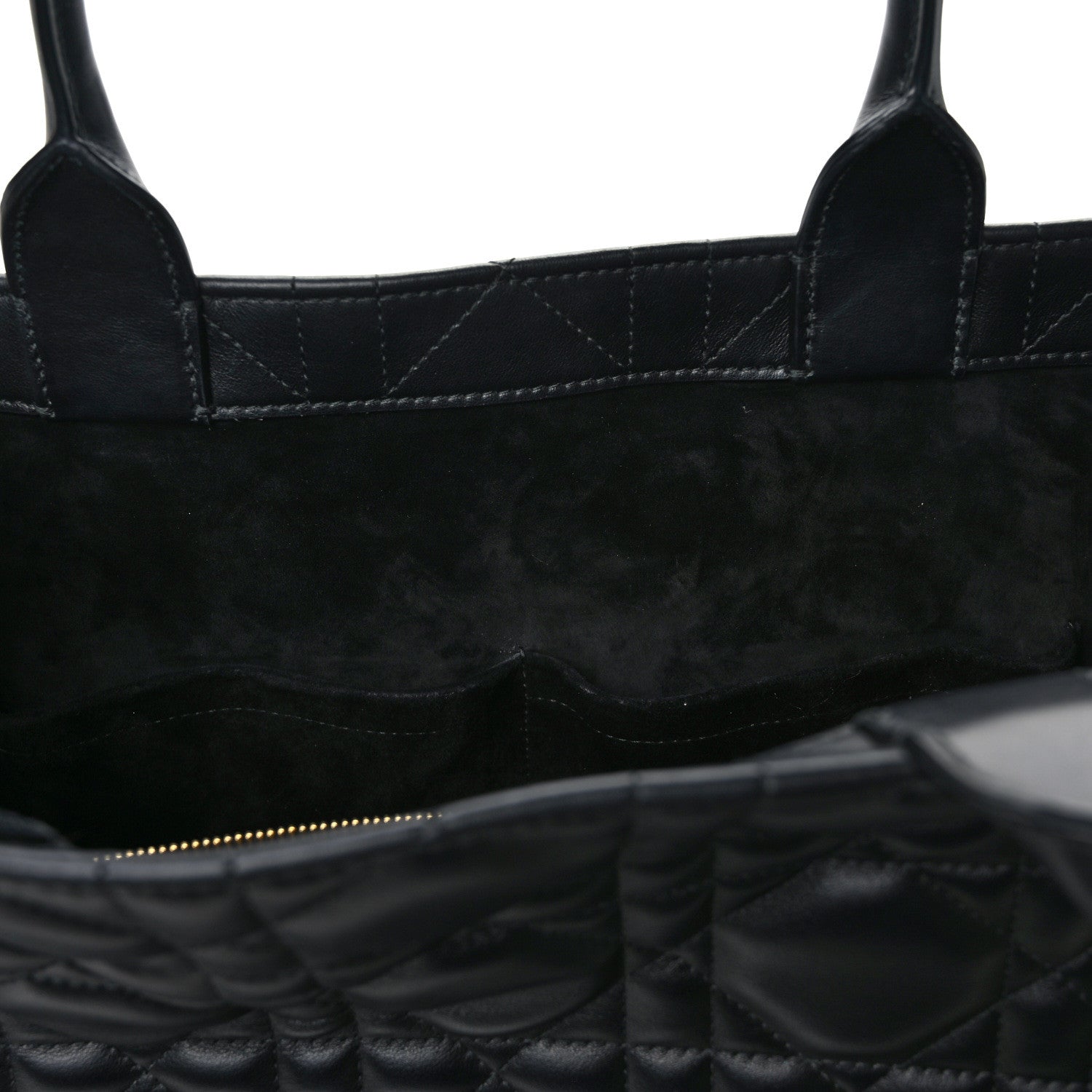 Christian Dior Calfskin Macro Cannage Medium Book Tote Black 10 of 10