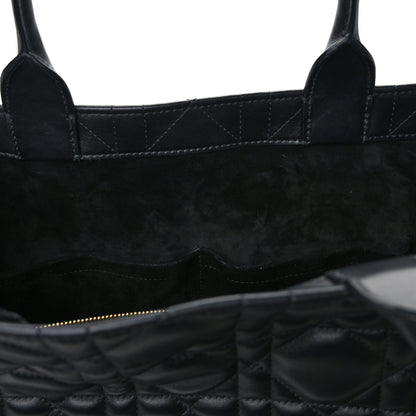 Christian Dior Calfskin Macro Cannage Medium Book Tote Black 10 of 10