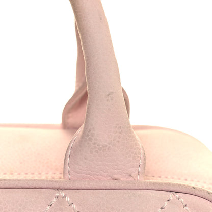 Chanel Caviar Quilted Small Bowler Tassel Pink 12 of 16