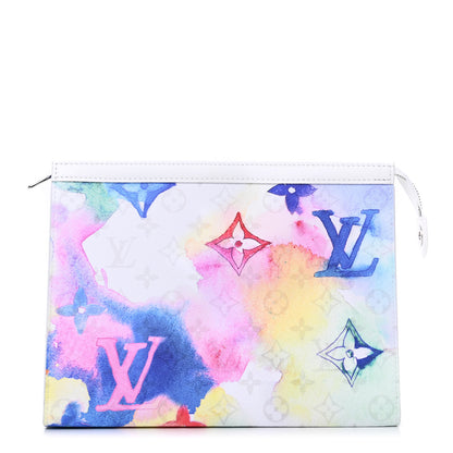 Louis Vuitton Monogram Watercolor Pochette Voyage MM Multicolor 1 of 9